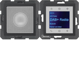 Berker 29801606 Radio Touch mit Lautsprecher DAB+ B.x anthrazit matt