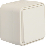 Berker 30763502 Wechselschalter AP W.1 polarweiß LT