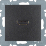 Berker 3315421606 High Definition Steckdose S.1/B.3/B.7 anthrazit. matt