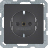 Berker 41236086 Steckdose Schuko mit erhöhtem Berührungsschutz Q.x anthrazit samt