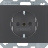 Berker 41357006 Steckdose Schuko mit erhöhtem Berührungsschutz K.1 anthrazit. matt