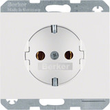 Berker 47157009 Steckdose Schuko. K.1. polarweiß glänzend
