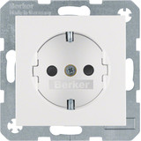 Berker 47231909 Steckdose Schuko mit erhöhtem Berührungsschutz S.1/B.3/B.7 polarweiß matt