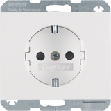 Berker 47357009 Steckdose Schuko mit erhöhtem Berührungsschutz K.1 polarweiß. glänzend
