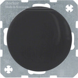 Berker 47512045 Steckdose Schuko mit Klappdeckel u. erh.BS R.1/R.3 schwarz. glänzend