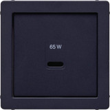 Berker 48606086 Zentralstück für USB Q.x. anthrazit samt. lackiert