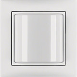 Berker 52038989 Lichtsignal mit Rahmen S.1 polarweiß. glänzend