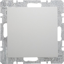 Berker 6710098989 Blindverschluss mit Zentralstück S.1/B.3/B.7 polarweiß. glänzend