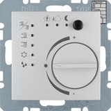 Berker 75441183 Temperaturregler mit Tasterschnittstelle B.7 alu. matt