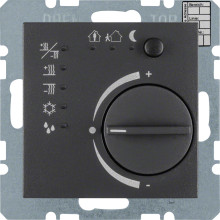 Berker 75441185 Temperaturregler mit Tasterschnittstelle B.3/B.7 anthrazit. matt