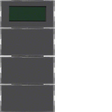 Berker 75663785 Tastsensor 3fach mit RTR. Display B.3/B.7