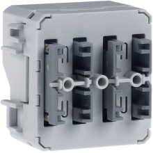 Berker 80141300 W.1 Gruppentaster Busankoppler.1fach.Wippe mit Mittelstellung.zwei Schaltpunkte