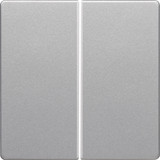 Berker 85142124 Taste 2fach Q.x alu samt. lackiert