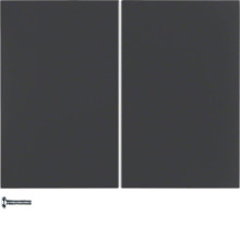 Berker 85142175 Taste 2fach K.1 anthrazit. matt