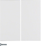 Berker 85142188 Taste 2fach S.1/B.3/B.7 polarweiß. matt