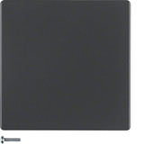 Berker 85145126 KNX-Funk Taste 1fach quicklink Q.x anthrazit. samt