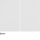 Berker 85146179 KNX-Funk Taste 2fach quicklink K.1 polarweiß. glänzend