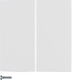 Berker 85146189 KNX-Funk Taste 2fach quicklink S.1/B.3/B.7 polarweiß. glänzend