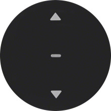 Berker 85241131 Jalousie-Taste R.1/R.3 schwarz. glänzend