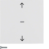 Berker 85245289 KNX-Funk Jalousie-Taste quicklink S.1/B.3/B.7 polarweiß. glänzend