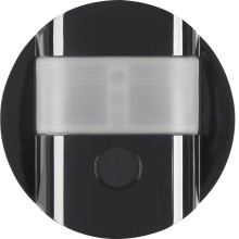 Berker 85341231 IR Bewegungsmelder Komfort 1.1 m R.1/R.3 schwarz glänzend