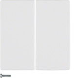 Berker 85648129 KNX-Funk Taste 4fach quicklink Q.x polarweiß. samt