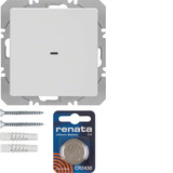 Berker 85655229 KNX-Funk Wandsender 1fach flach quicklink Q.x polarweiß. samt