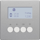 Berker 85741124 Jalousie-Schaltuhr Q.x alu samt. lackiert