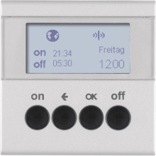 Berker 85745283 KNX-Funk Zeitschaltuhr quicklink B.7 alu. matt