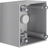 Berker 911512507 Aufbau-Gehäuse hoch AP. Integro Flow. grau glänzend