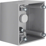 Berker 911512517 Aufbau-Gehäuse hoch AP. Integro Flow. grau glänzend