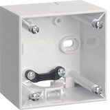 Berker 911512519 Aufbau-Gehäuse hoch AP. Integro Flow/Pure. polarweiß glänzend