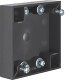 Berker 911522565 Aufbau-Gehäuse flach AP. Integro Flow. anthrazit glänzend