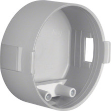 Berker 9182001 Berührungsschutzdose Ø 45 mm. flach. Integro Modul-Einsätze. grau