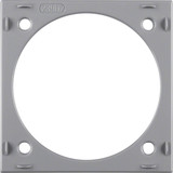 Berker 918252506 Aufbau-Distanzring. Integro Flow. grau glänzend