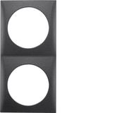 Berker 918262515 Rahmen 2fach. Integro Flow. anthrazit matt