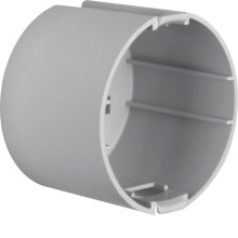 Berker 91883 Berührungsschutzdose Ø 49 mm. tief. Integro Modul-Einsätze. grau