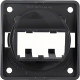 Berker 9455905 Tragplatte 2fach für MINI-COM Module. Integro Modul-Einsätze. schwarz gl.