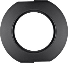 Berker MAN0100117 Mittelrahmen 1fach Serie 1930 softtouch schwarz