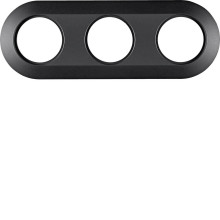 Berker MAN0100417 Rahmen 3fach Serie 1930 softtouch schwarz