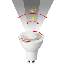 Bioledex LED Lampe GU10 2700K 7W 650Lm wie 75W einstellbarer Winkel 30°- 60°