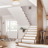 Bioledex eindrucksvolle Deckenleuchte 47cm 3x E27 Kiefer Holz, Glas