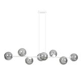 Bioledex Reythar Pendelleuchte 8-fach E14 schwarz gestreift 130x100x30cm Made in Europe