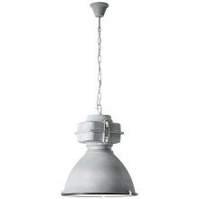 Brilliant Anouk Pendelleuchte 48cm (Glas) E27 Grau Antik 93444/70