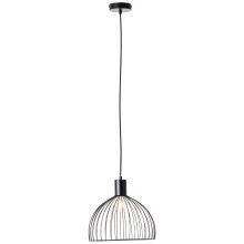 Brilliant Blacky Pendelleuchte 30cm E27 Schwarz Matt 99391/06