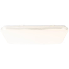 Brilliant Ariella LED Wand- und Deckenleuchte 54x54cm 48W Tageslichtweiß Weiß Chrom Nachtlicht, Timer G96965/05