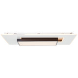 Brilliant Hutson LED Deckenleuchte 80x50cm 60W Tageslichtweiß Weiß Schwarz Memory Funktion, Nachtlicht G99588/75
