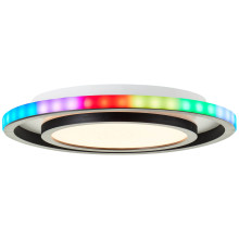 Brilliant Blaine LED Deckenleuchte 30cm 18W Tageslichtweiß Weiß Schwarz Nachtlicht, Timer G99782/05