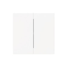 Busch-Jaeger Wippe 2-fach, für Schalter/Taster, zweiteilige Wippe studioweiß matt - 2CKA001751A3386 1785-44M