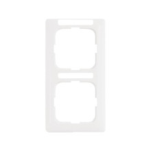 Busch-Jaeger Abdeckrahmen senkrecht 2-fach Rahmen mit Sichtfenster Reflex SI Linear 2CKA001754A4059 1722 NSKA-214
